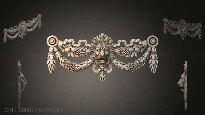Гирлянды разные (GRLI_000877) 3D модель для ЧПУ станка