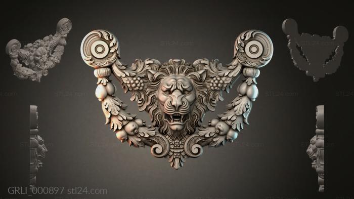 Гирлянды разные (GRLI_000897) 3D модель для ЧПУ станка