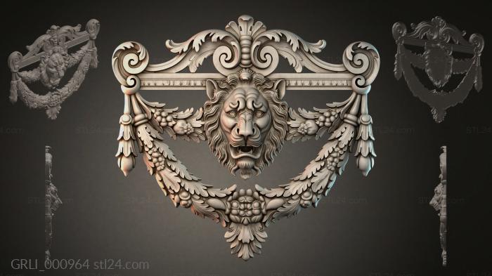 Гирлянды разные (GRLI_000964) 3D модель для ЧПУ станка