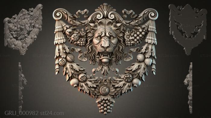 Гирлянды разные (GRLI_000982) 3D модель для ЧПУ станка