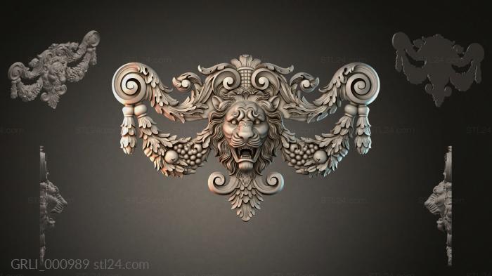 Гирлянды разные (GRLI_000989) 3D модель для ЧПУ станка