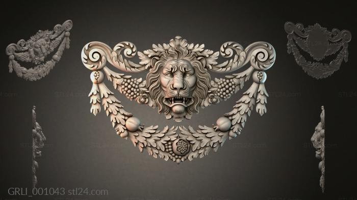 Гирлянды разные (GRLI_001043) 3D модель для ЧПУ станка