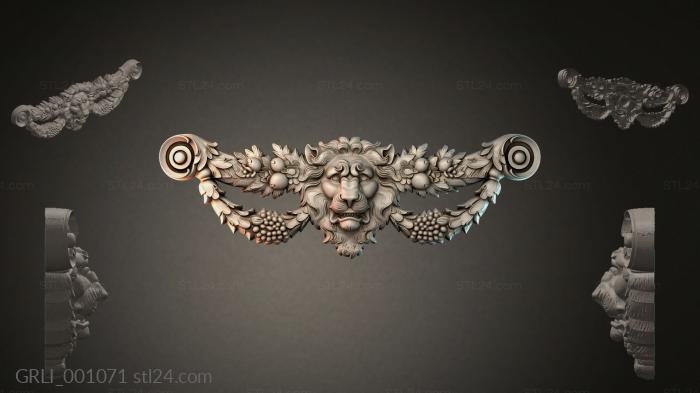 Гирлянды разные (GRLI_001071) 3D модель для ЧПУ станка