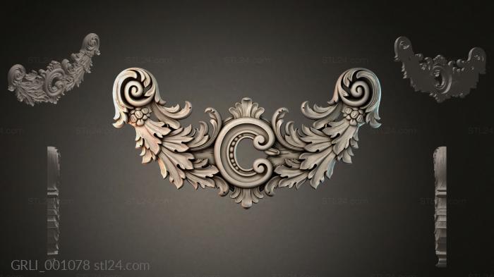 Гирлянды разные (GRLI_001078) 3D модель для ЧПУ станка