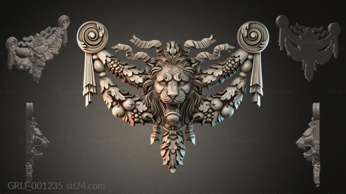 Гирлянды разные (GRLI_001235) 3D модель для ЧПУ станка