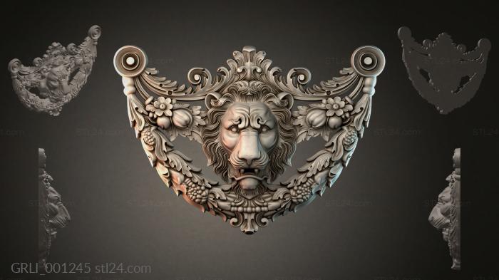 Гирлянды разные (GRLI_001245) 3D модель для ЧПУ станка