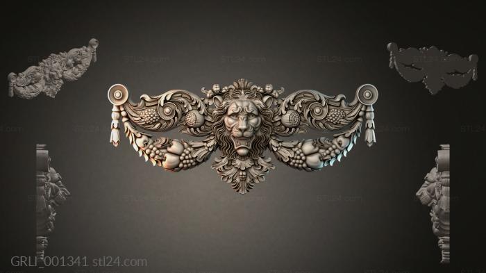 Гирлянды разные (GRLI_001341) 3D модель для ЧПУ станка