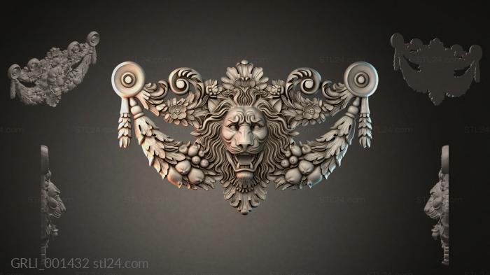 Different garlands (GRLI_001432) 3D models for cnc