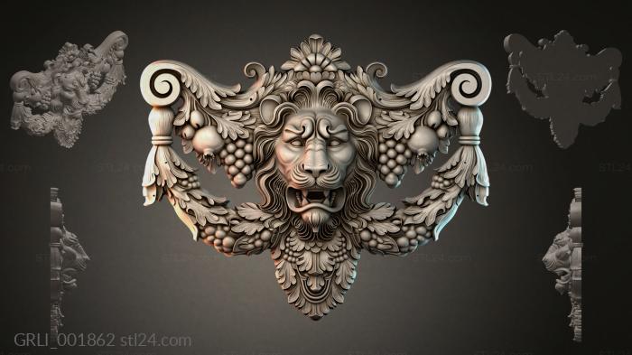Гирлянды разные (GRLI_001862) 3D модель для ЧПУ станка