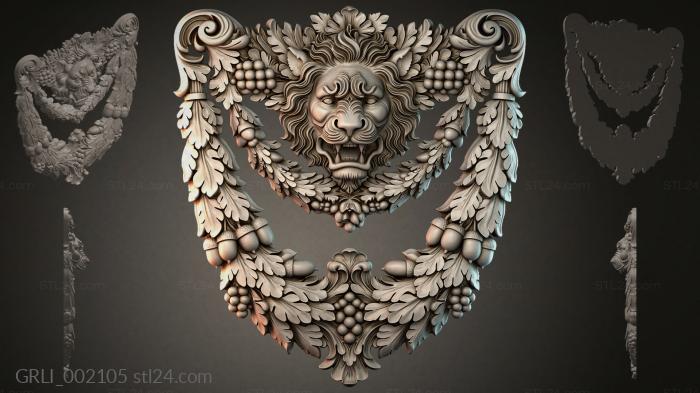 Гирлянды разные (GRLI_002105) 3D модель для ЧПУ станка
