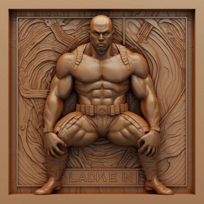 Characters (Luke Cage also known as Power Ma 1, HERO_1273) 3D models for cnc