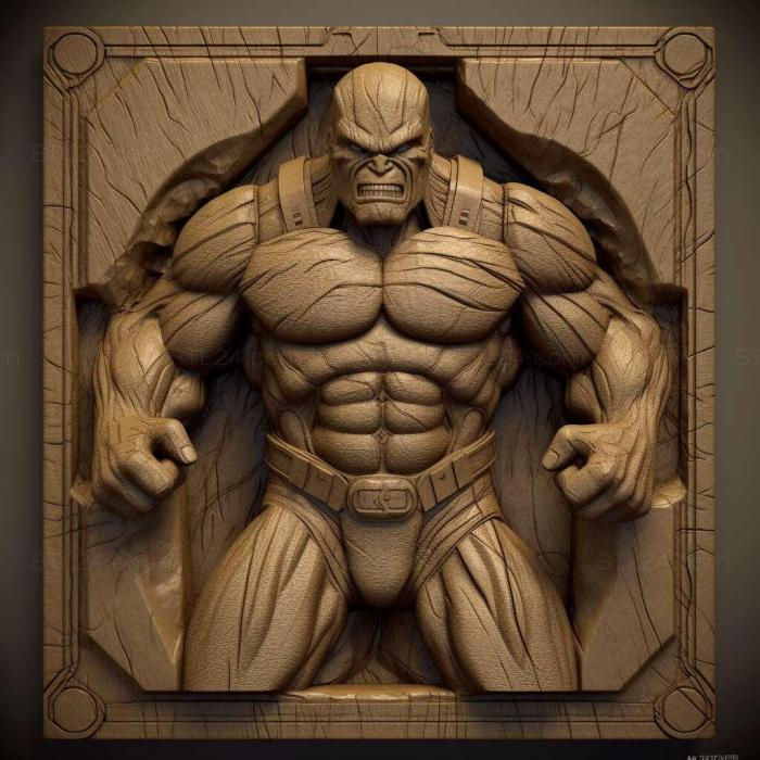 Characters (st Marvel Colossus 2, HERO_1666) 3D models for cnc