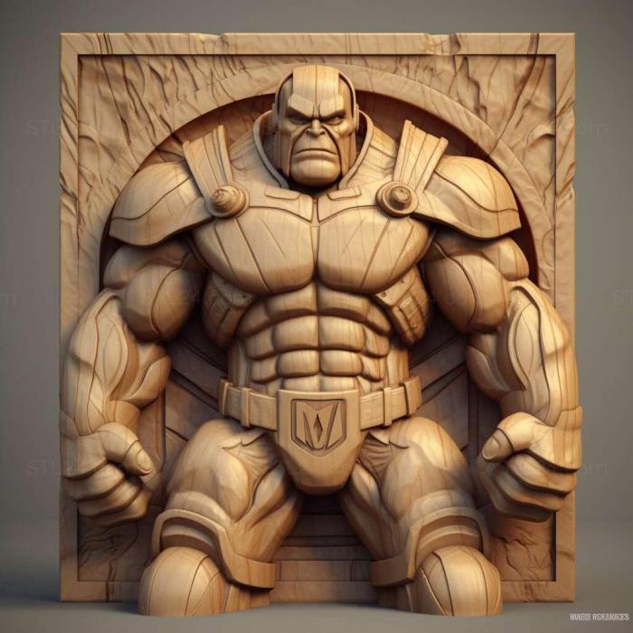 Characters (st Marvel Colossus 3, HERO_1667) 3D models for cnc