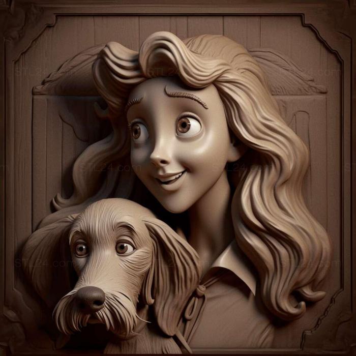 Characters (st Lady from ady and the Tramp 2, HERO_1782) 3D models for cnc