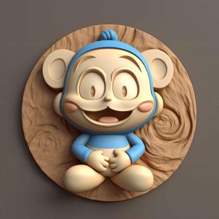 st doraemon 3d model 1