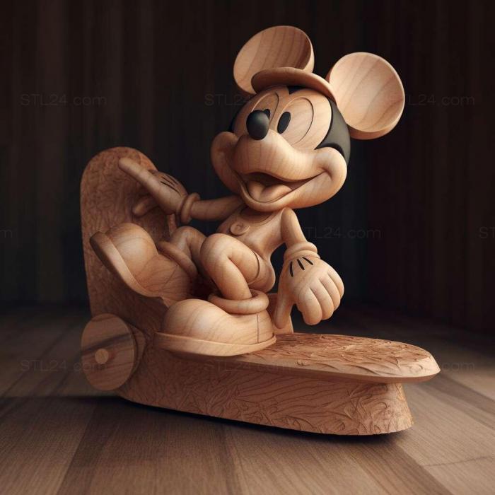 Characters (Disneys Extremely Goofy Skateboarding 4, HERO_2140) 3D models for cnc