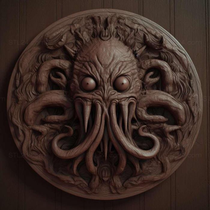 Characters (st lovecraftian horror 2, HERO_2282) 3D models for cnc