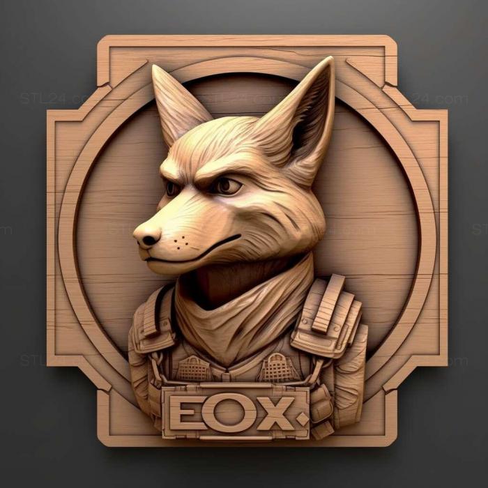 Characters (st Fox McCloud from Star Fox 2, HERO_3090) 3D models for cnc