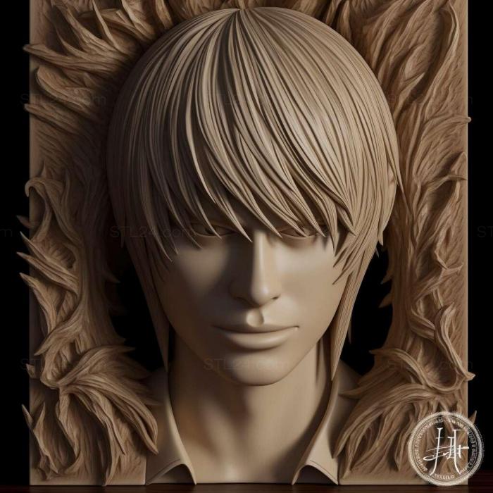 Characters (Light Yagami FROM Death Note 3, HERO_3279) 3D models for cnc
