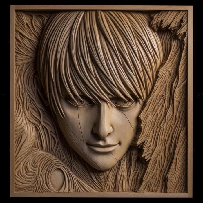 Characters (Light Yagami FROM Death Note 4, HERO_3280) 3D models for cnc