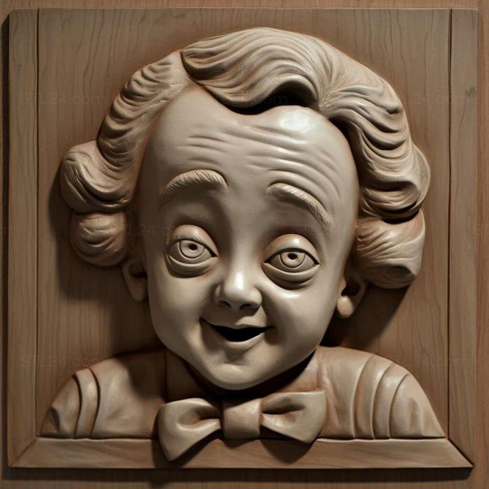 Characters (st Baby Jane Hudson What happened to Baby JaneBette Davis 1, HERO_3473) 3D models for cnc
