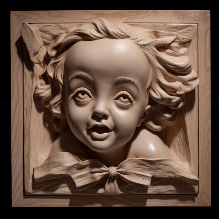 Characters (st Baby Jane Hudson What happened to Baby JaneBette Davis 2, HERO_3474) 3D models for cnc