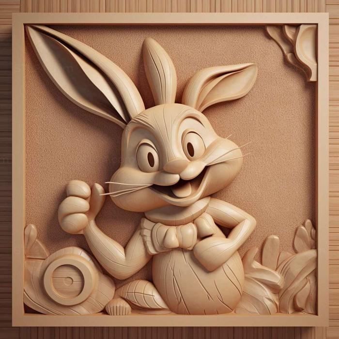 Characters (Lola Bunny ooney Tunes 1, HERO_3537) 3D models for cnc