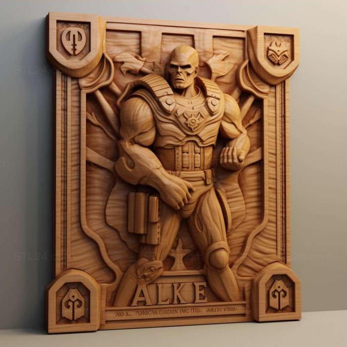 Персонажи (Duke Nukem 3D Да здравствует король Коллекция 2, HERO_4118) 3D модель для ЧПУ станка