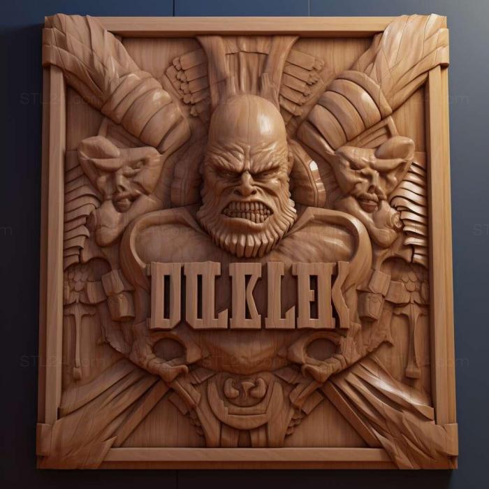 Персонажи (Duke Nukem 3D Да здравствует король Коллекция 4, HERO_4120) 3D модель для ЧПУ станка
