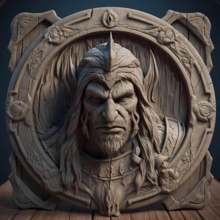 Characters (Middle earth Shadow of Mordor 1, HERO_733) 3D models for cnc