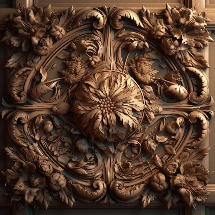 Baroque style carved 4