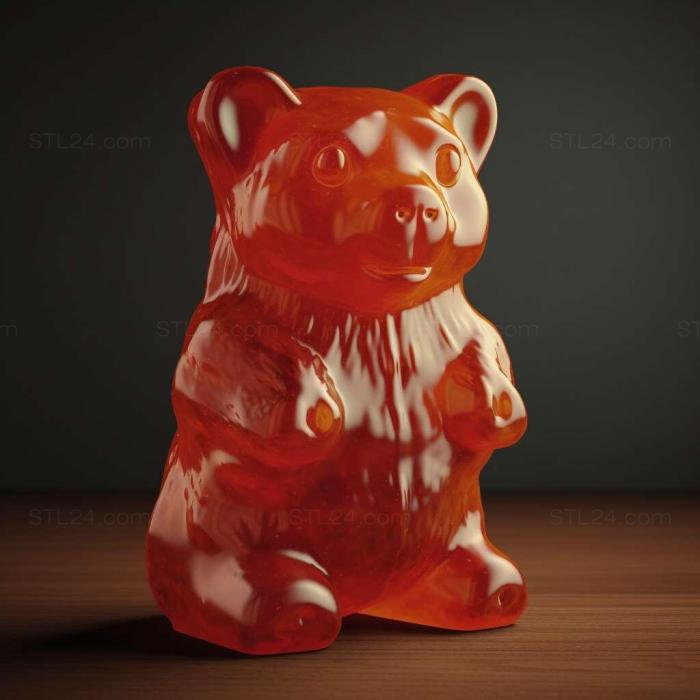 Gummy bear 3d model 3