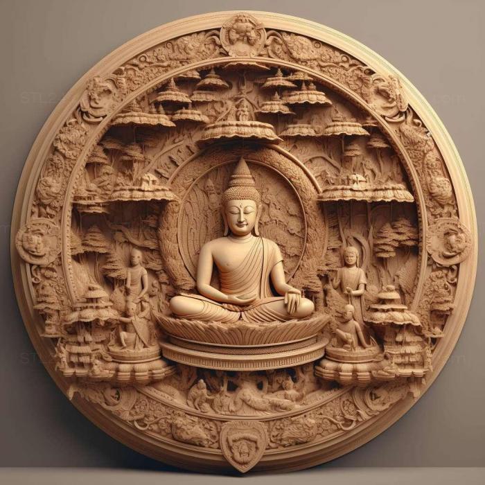 Ideas (Dhammapada Buddhist 1, IDEA_1585) 3D models for cnc