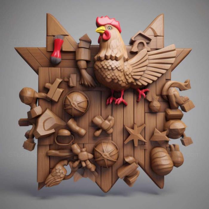 Ideas (Chicken Invaders 2 Christmas Edition 1, IDEA_23869) 3D models for cnc