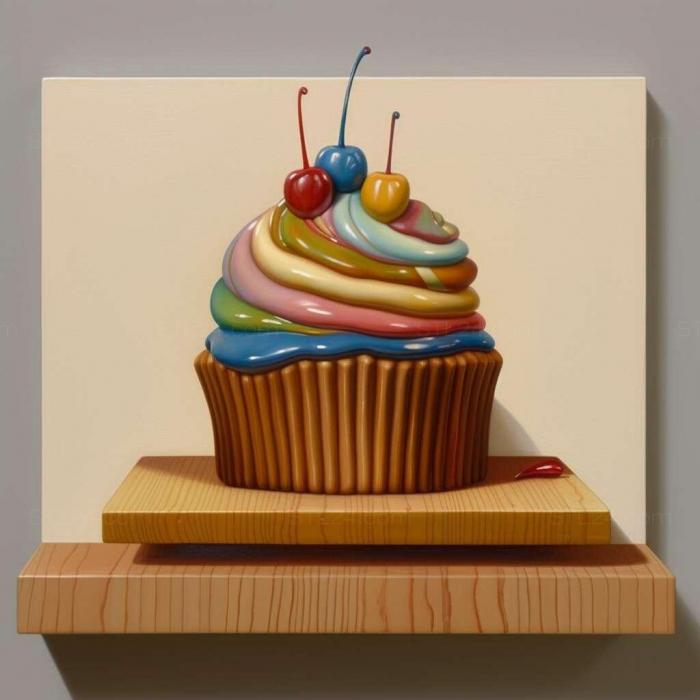 Ideas (Art of Wayne Thiebaud born 1920 American painter 3, IDEA_28291) 3D models for cnc