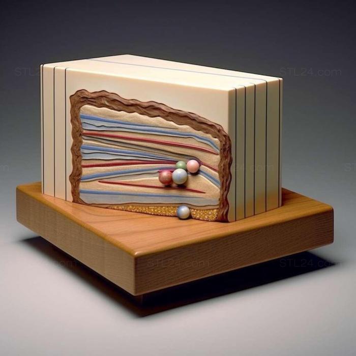 Ideas (Art of Wayne Thiebaud born 1920 American painter 4, IDEA_28292) 3D models for cnc