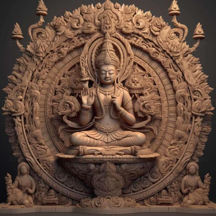 Ideas (Dharmakaya Buddhist 1, IDEA_29537) 3D models for cnc