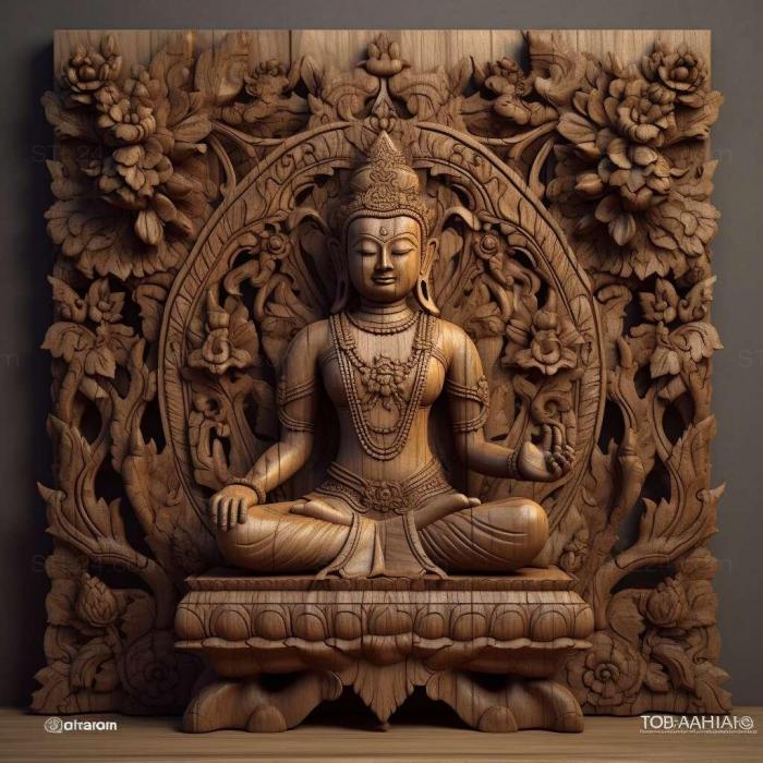 Ideas (Dhyana Buddhist 1, IDEA_29653) 3D models for cnc