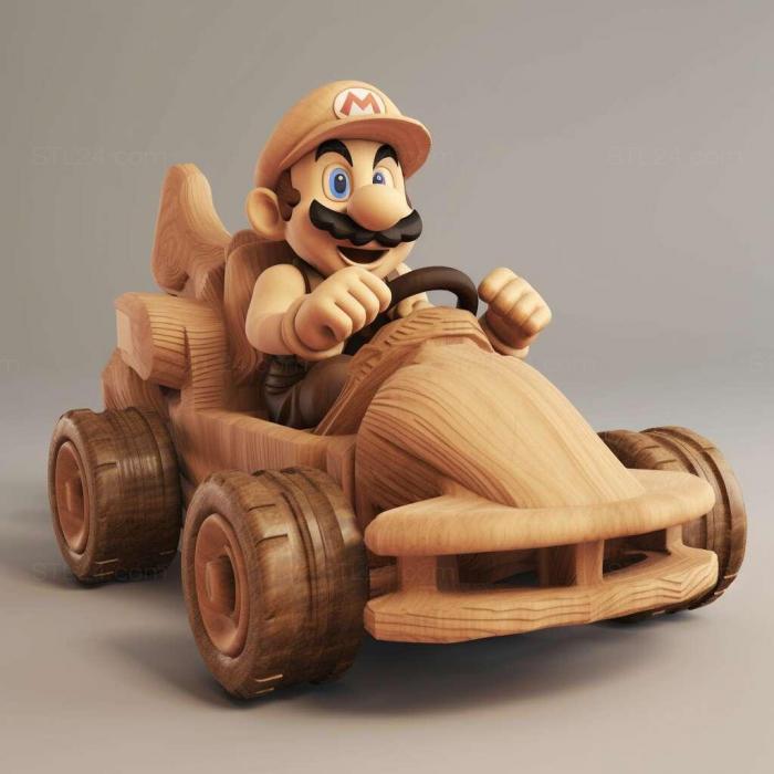 Идеи (Mario Kart для Nintendo Switch 4, IDEA_32116) 3D модель для ЧПУ станка