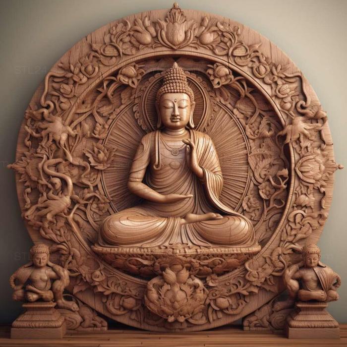 Ideas (Enlightenment Buddhist 1, IDEA_35041) 3D models for cnc