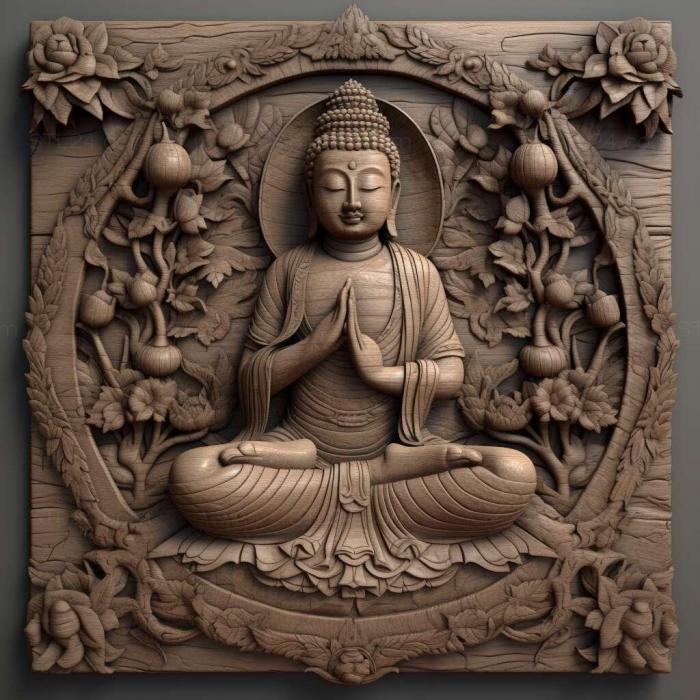 Ideas (Enlightenment Buddhist 2, IDEA_35042) 3D models for cnc