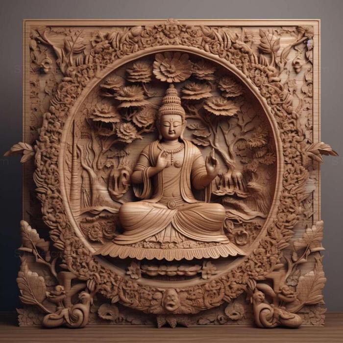 Ideas (Enlightenment Buddhist 4, IDEA_35044) 3D models for cnc