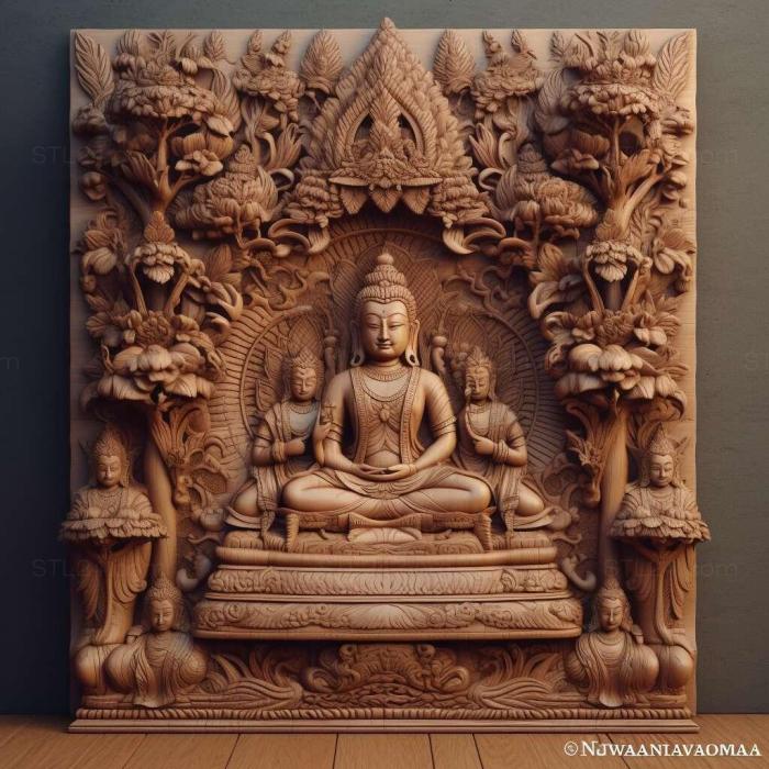 Ideas (Dhamma Vijaya Buddhist 1, IDEA_37065) 3D models for cnc
