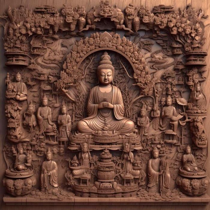 Ideas (Diamond Sutra Buddhist 1, IDEA_40021) 3D models for cnc