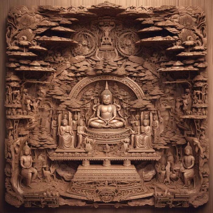 Ideas (Diamond Sutra Buddhist 3, IDEA_40023) 3D models for cnc