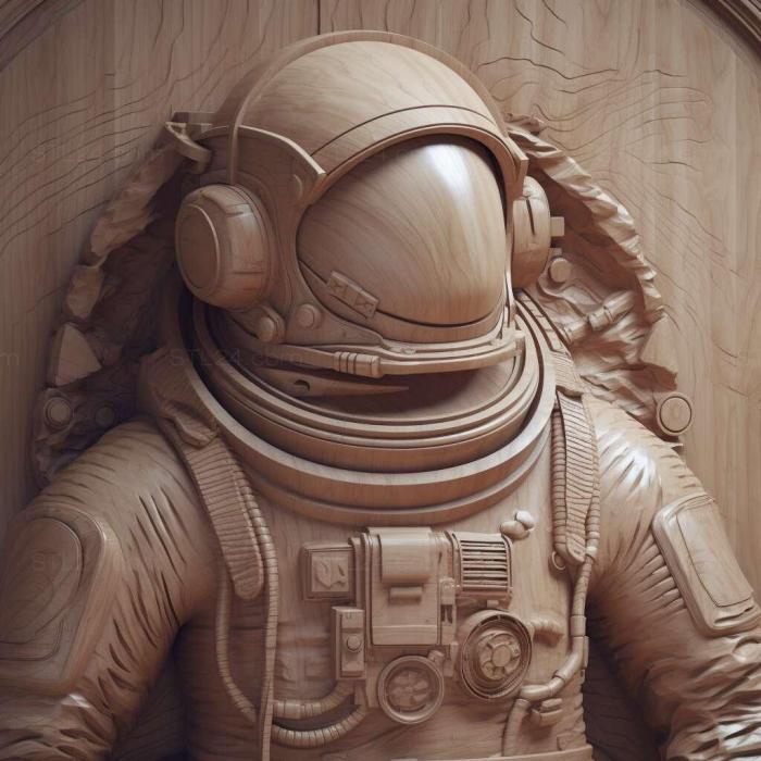 3d модель астронавта 2