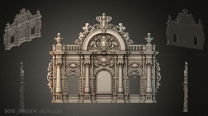 Different iconostases (IKNI_000004) 3D models for cnc