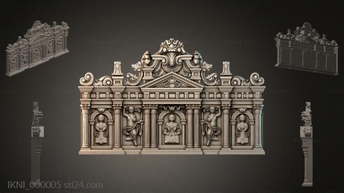 Иконостасы разные (IKNI_000005) 3D модель для ЧПУ станка