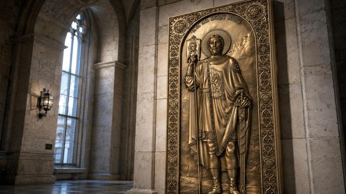 Icons (Rostov icon of St. Prince Alexander Nevsky, IK_0450-1) 3D models for cnc