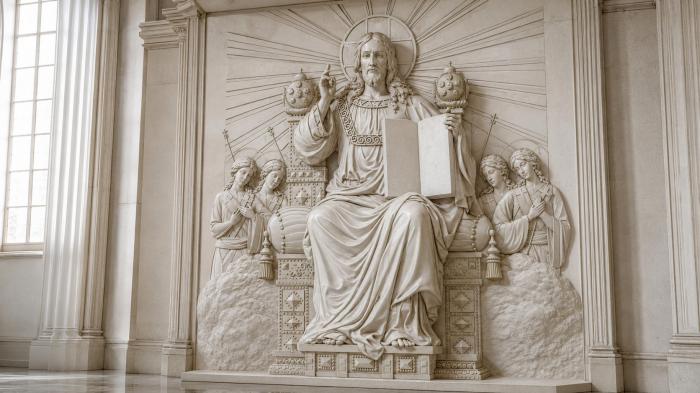 Icons (Lord Almighty on the throne, IK_0674) 3D models for cnc